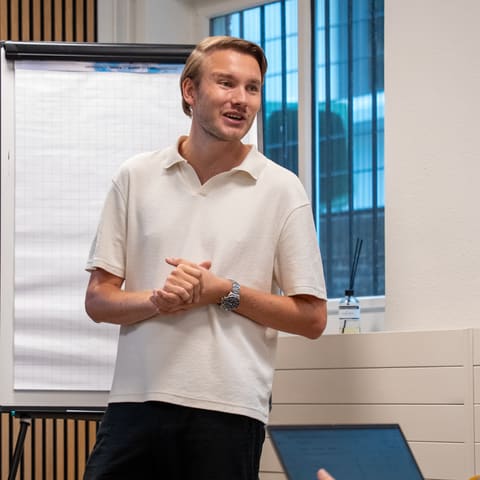 Spreker tijdens de Accelerator Dag van GrowGo